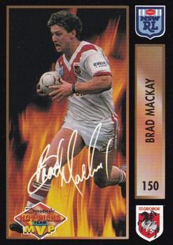 1994 Dynamic Rugby League Series 1 #150 Brad Mackay Front